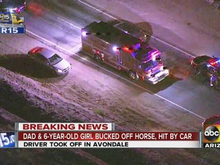 Dad and 6-year-old daugther hit by car near Avondale