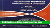 PDF  The Washington Manual of Infectious Disease Subspecialty Consult (The Washington ManualÂ®