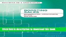 Download  Boosting Sales: Increasing profits...without breaking the bank  Free Books