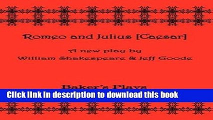 Books Romeo and Julius [Ceaser] Full Download