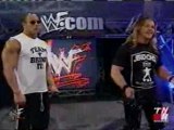 WWF  Rock   Jericho Make Fun Of Booker T  Rhyno  McMahon