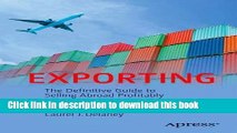 PDF  Exporting: The Definitive Guide to Selling Abroad Profitably  Free Books