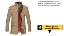 2015 winter men down jacket padded coat Korean stand collar slim thicke men outdoors keep warm