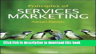 [Read  e-Book PDF] Principles of Services Marketing  Read Online