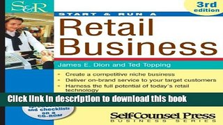 Books Start   Run a Retail Business Free Download