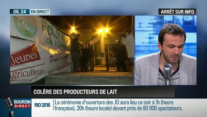 L'arrêt sur info: la colère monte chez les producteurs de lait