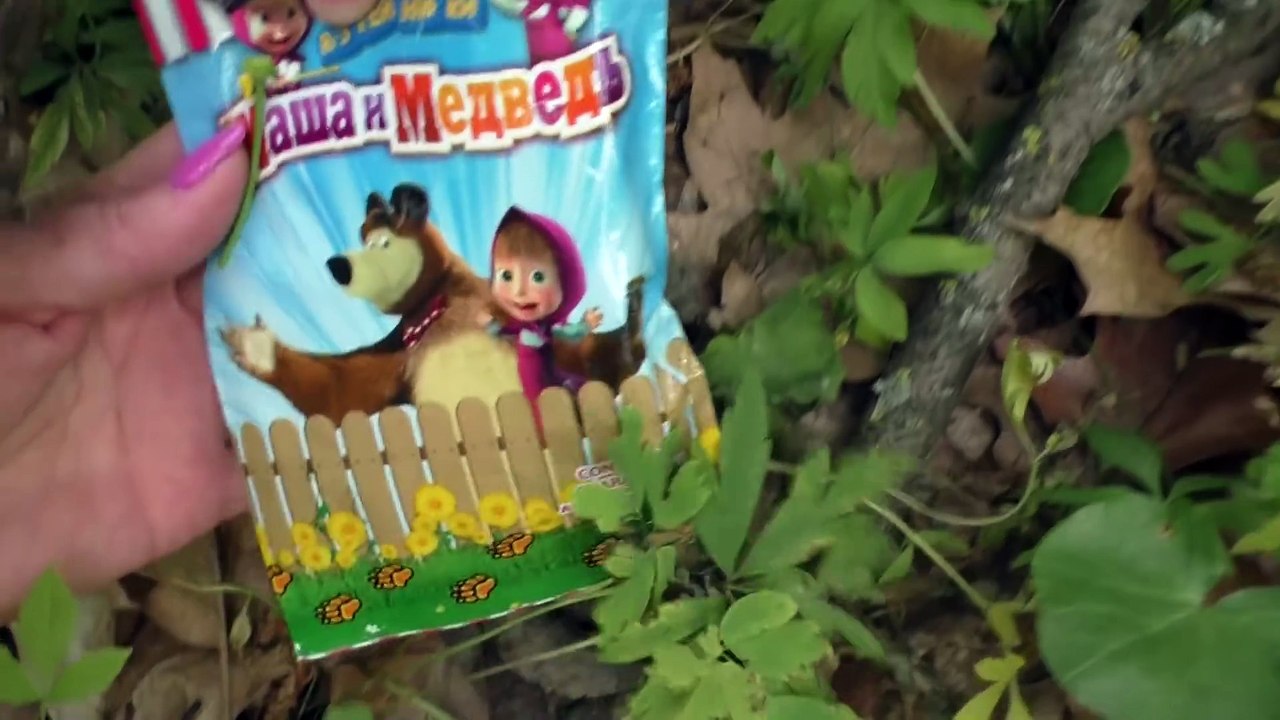 Маша и Медведь встретились в лесу с Марком Видео для детей Video for children
