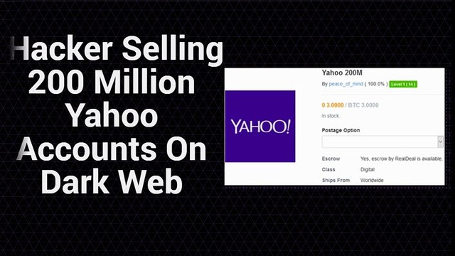 Hacker Selling 200 Million Yahoo Accounts On Dark Web - CR Risk Advisory