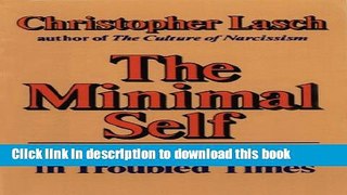 [PDF] The Minimal Self: Psychic Survival in Troubled Times Download Full Ebook