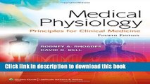 Ebook Medical Physiology: Principles for Clinical Medicine (MEDICAL PHYSIOLOGY (RHOADES)) Free