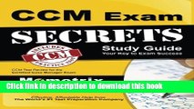 Ebook CCM Exam Secrets Study Guide: CCM Test Review for the Certified Case Manager Exam Free