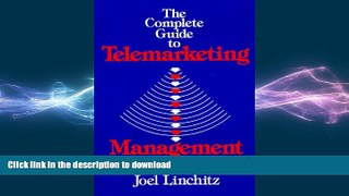 EBOOK ONLINE The Complete Guide to Telemarketing Management READ PDF BOOKS ONLINE