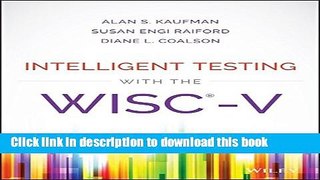 [Read PDF] Intelligent Testing with the WISC-V Ebook Free