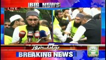 Junaid Jamshed carries out protest against Police in Karachi