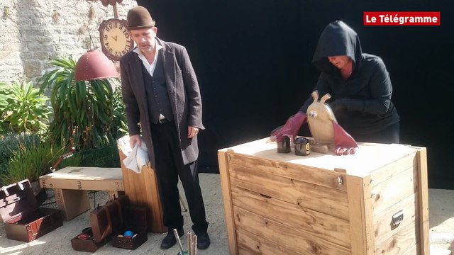 Quimper. La compagnie Elektrobus sensibilise les enfants sur le recyclage.