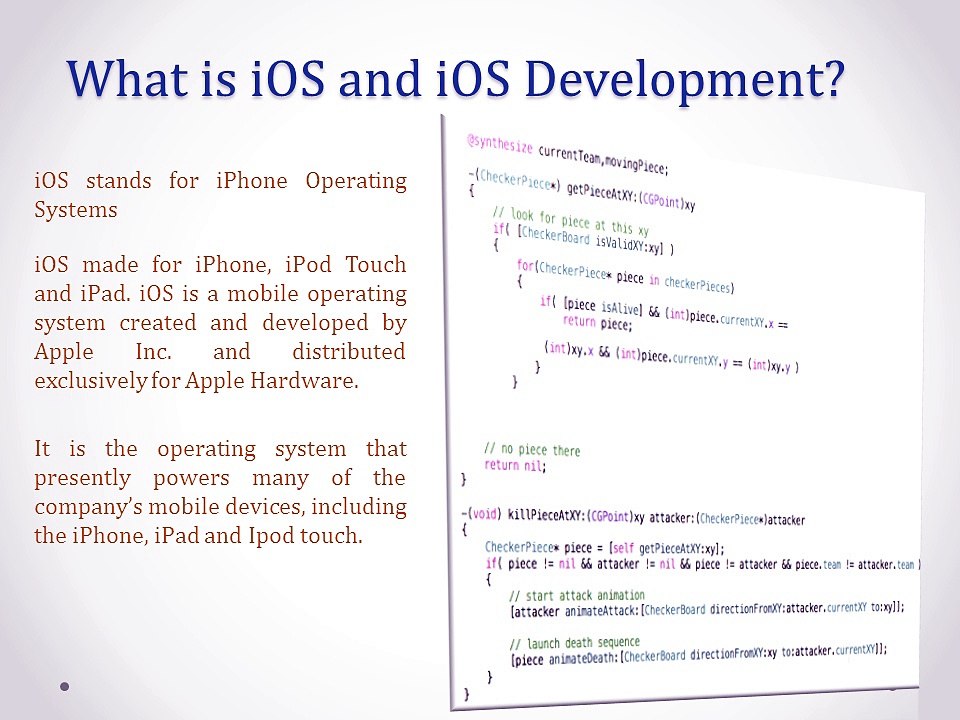 Basic Knowledge of iOS Development - iCoderz Solutions