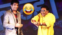 Bhau Kadam & Nilesh Sable COMEDY Performance Live | Kanha Marathi Movie | Music Launch