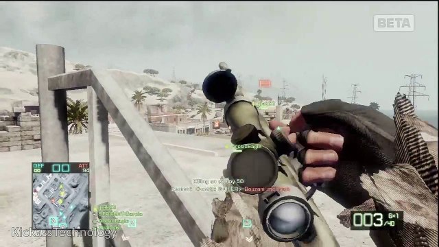 Sniper montage - Battlefield Bad Company 2- Beta Gameplay (HD)