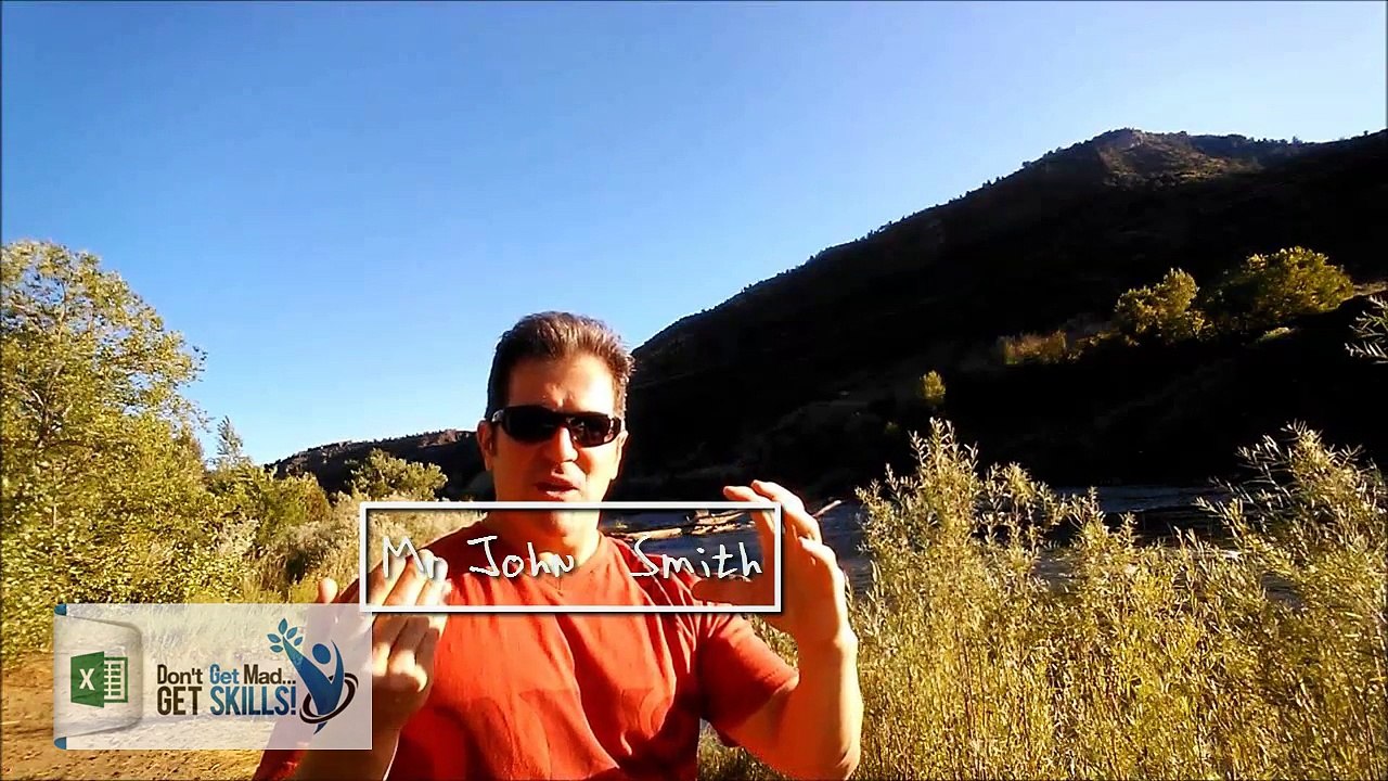 Excel Tips: CONCATENATE - Join The Contents Of Cells Into One Cell - Words Into Sentences