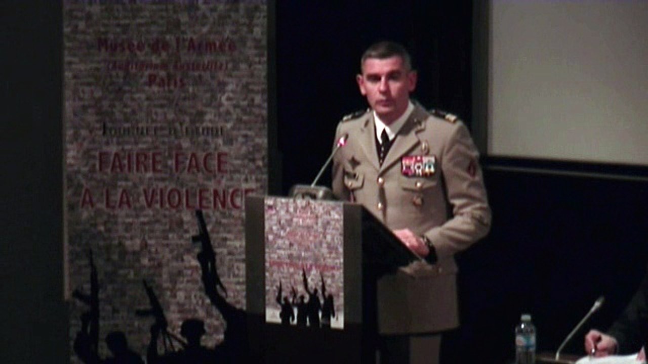 12- Colonel Hervé Pierre - Journée d'étude "Faire face à la violence " - 8 mars 2016