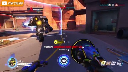 Funny Overwatch Plays #20 - ROADHOG IS TOO FAT!