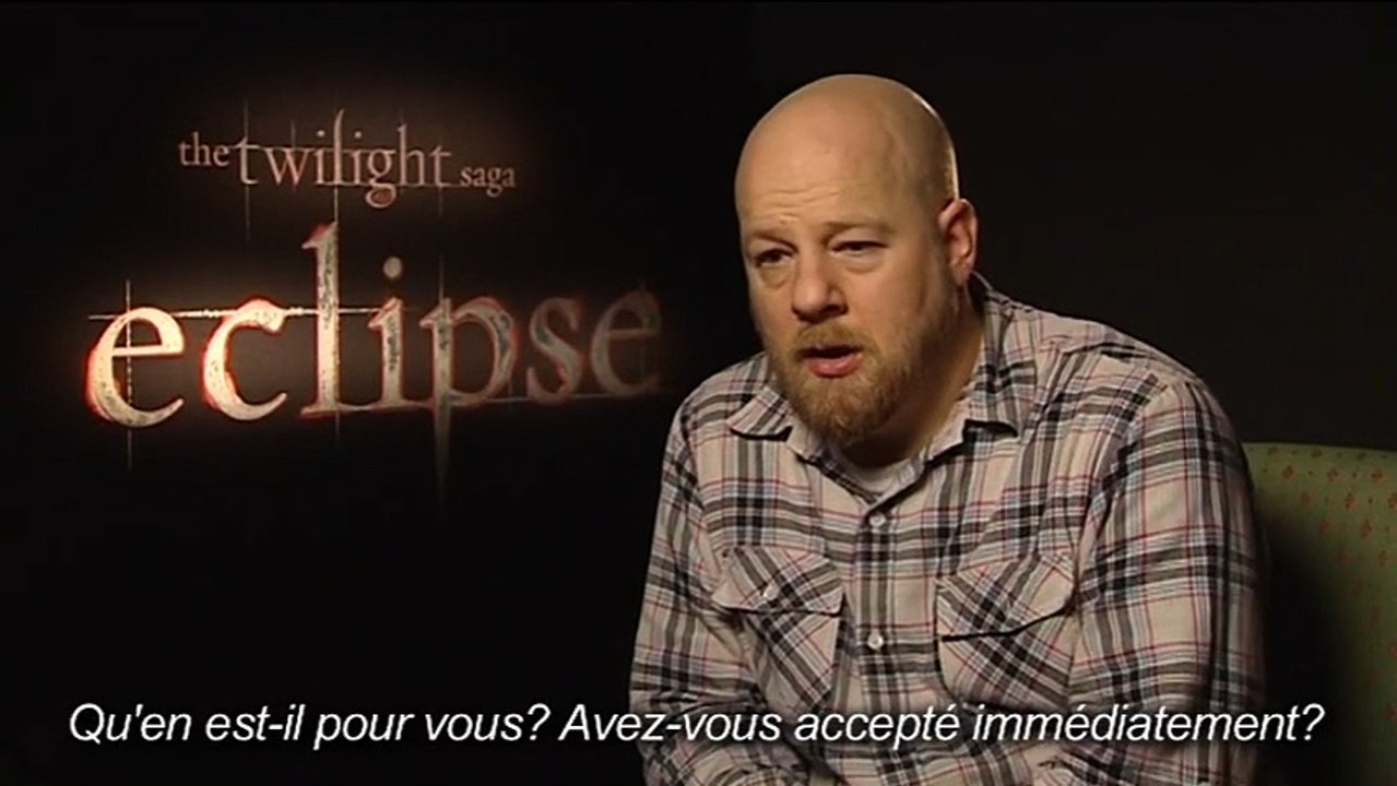 Twilight - Chapitre 3 : hésitation: interview de David Slade