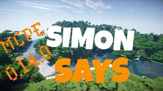 Minecraft PE | Simon Says! Ep# 1 | 0.14.0