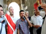 15-07-2011 الغازات تخنق المصلّين في جامع القصبة بتونس