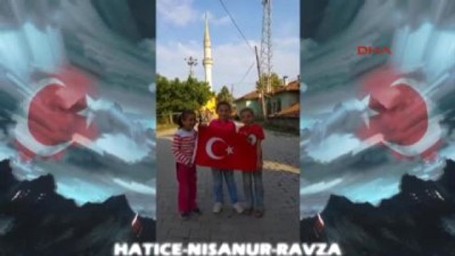 Sakarya - Çocuk ve Gençlerden Duygulandıran Bayrak Şiiri