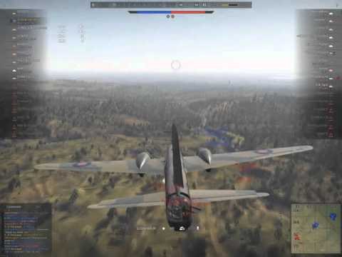 War Thunder : Лучшие моменты№1 Wellington Mk.lc/L 4000фнт бомба и 4 фрага