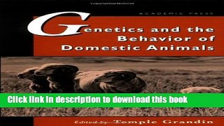 Books Genetics and the Behavior of Domestic Animals Free Online
