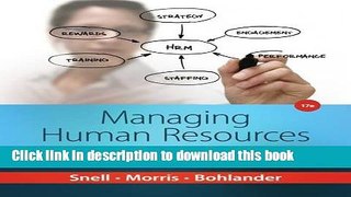 PDF Managing Human Resources  EBook