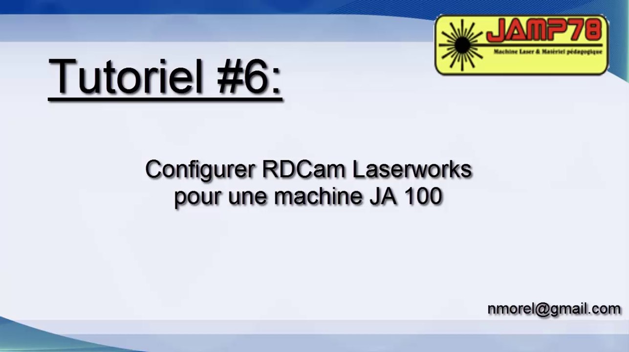 [Tuto#6]Configuration RDCam pour machine JA100