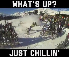 snow skate accident