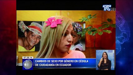 Cambios de sexo por género en cédula de ciudadanía en Ecuador