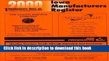Ebook 2000 Iowa Manufacturers Register Full Online