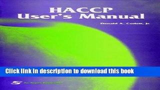 [PDF] HACCP User s Manual Read Online