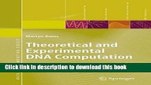 Ebook Theoretical and Experimental DNA Computation Full Online