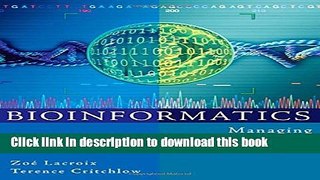 Books Bioinformatics: Managing Scientific Data Free Online