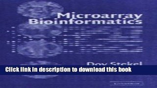 Ebook Microarray Bioinformatics Full Online