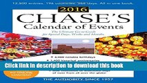 Books Chase s Calendar of Events 2016: The Ultimate Go-to Guide for Special Days, Weeks and Months