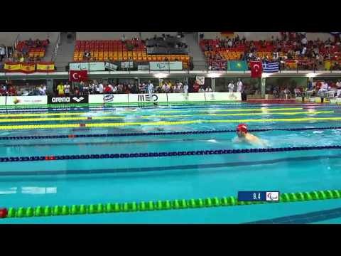 Men's 100m Breaststroke SB6 | Heat 1 | 2016 IPC Swimming European Open Championships Funchal