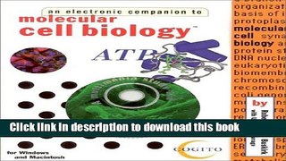 Books An Electronic Companion to Molecular Cell BiologyÂ¿ Full Online