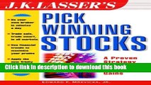 [Read PDF] J.K. Lasser s Pick Winning Stocks Ebook Free