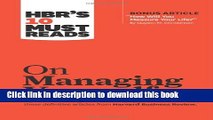 Ebook HBR s 10 Must Reads on Managing Yourself (with bonus article 