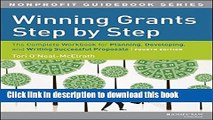 Books Winning Grants Step by Step: The Complete Workbook for Planning, Developing and Writing