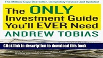 PDF The Only Investment Guide You ll Ever Need  EBook
