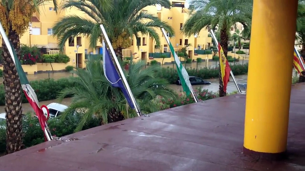 Inundaciones Puerto Rey Vera Almeria el 28 Septiembre 2012