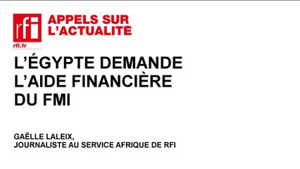 L’Égypte demande l’aide financière du FMI