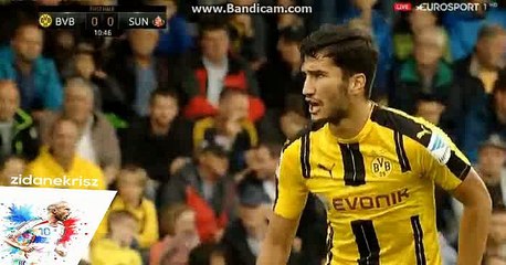 Wahbi Khazri Fantastic Free Kick - Borussia Dortmund vs Sunderland - Friendly Match - 05/08/2016